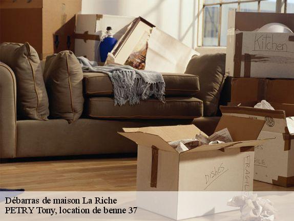 Débarras de maison  la-riche-37520 PETRY Tony, location de benne 37