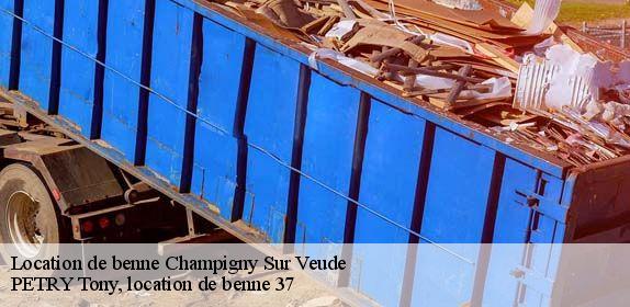 Location de benne  champigny-sur-veude-37120 PETRY Tony, location de benne 37