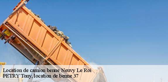 Location de camion benne  neuvy-le-roi-37370 PETRY Tony, location de benne 37