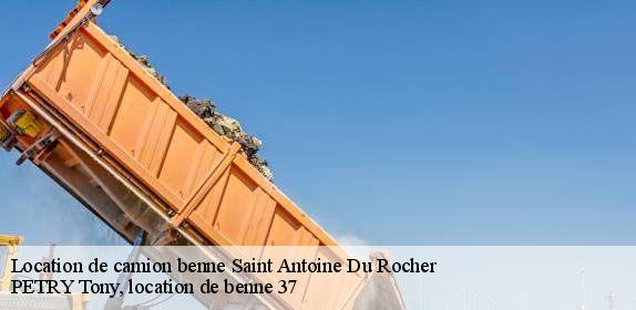Location de camion benne  saint-antoine-du-rocher-37360 PETRY Tony, location de benne 37